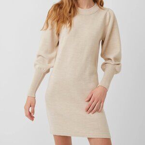 French Connection Sweater Dress, Cream, Small